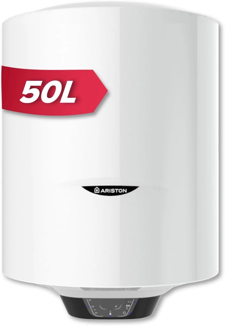 Ariston PRO 1 ECO - Chauffe-eau mural 50L, 450 mm, électrique, blanc, installation en France