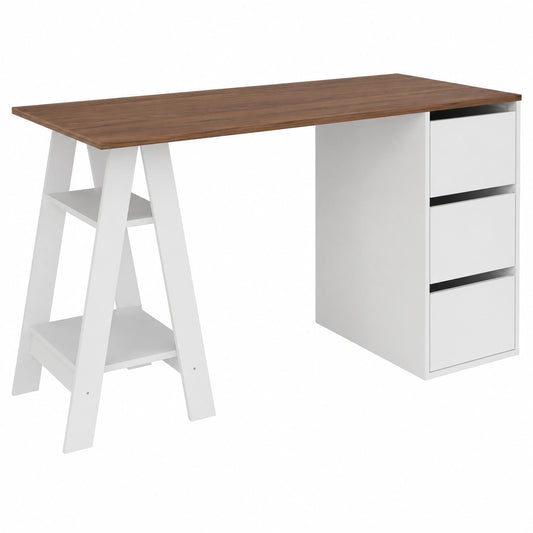 bureau-avec-treteaux-et-caisson-3-tiroirs-blanc-et-chataignier-l-135-h-75-p-60-cm-ejpgjf3193sr