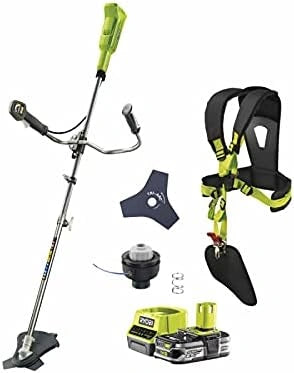 Ensemble RYOBI Coupe-bordures 18V One+ OBC1820B avec Batterie 2.5Ah et Chargeur Rapide