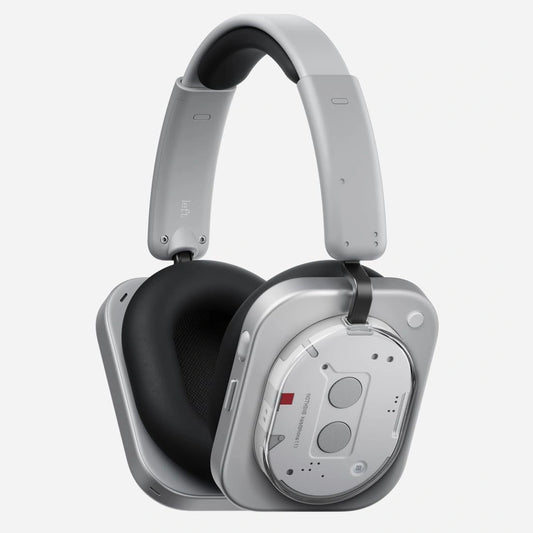 Casque sans Fil Nothing (1) avec ANC, 80h d'Autonomie, Audio Hi-Res et Spatial, Étanche – Blanc