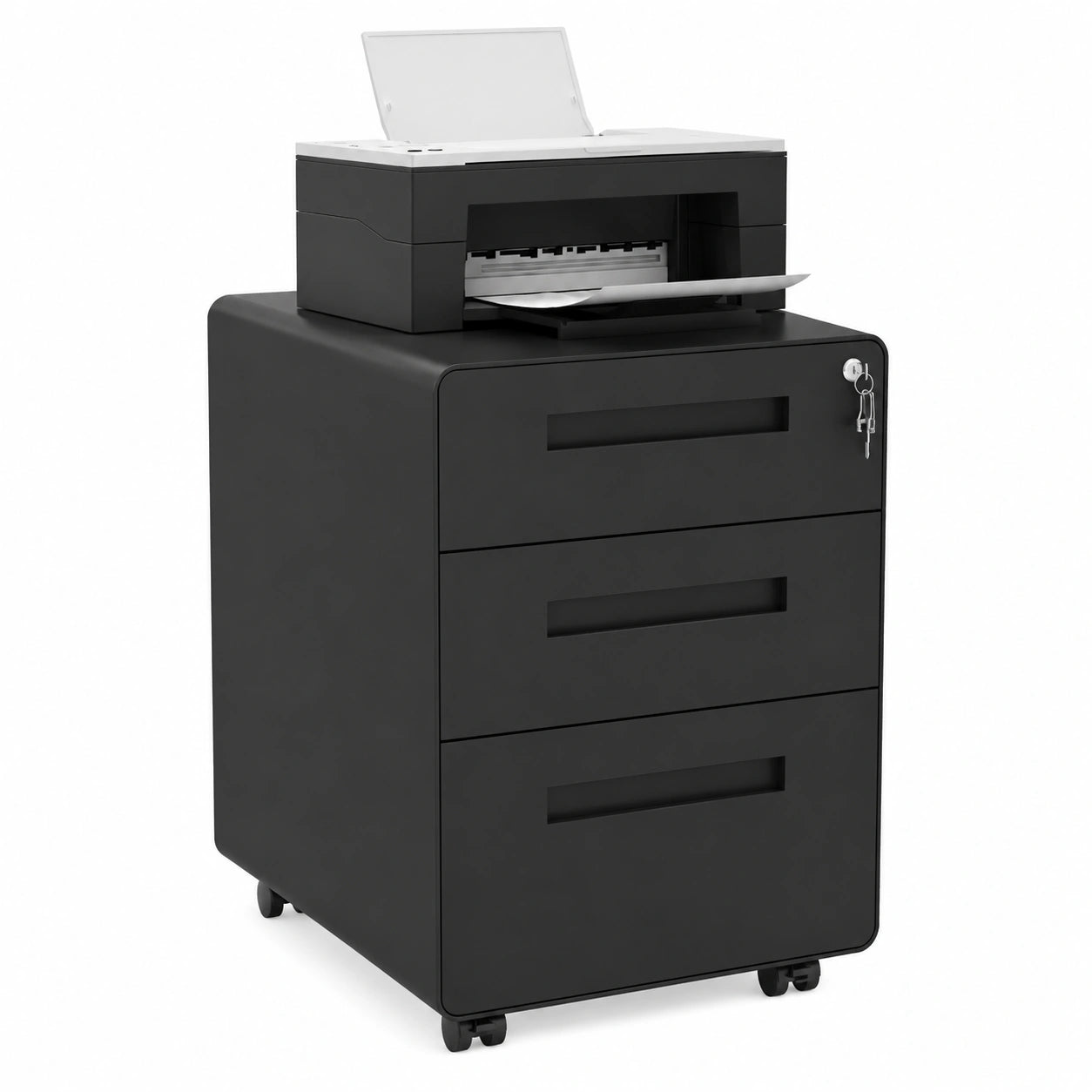 caisson-de-bureau-a-roulettes-rangement-pour-dossiers-suspendus-3-tiroirs-verrouillables-metal-noir-vhsncj3157tb