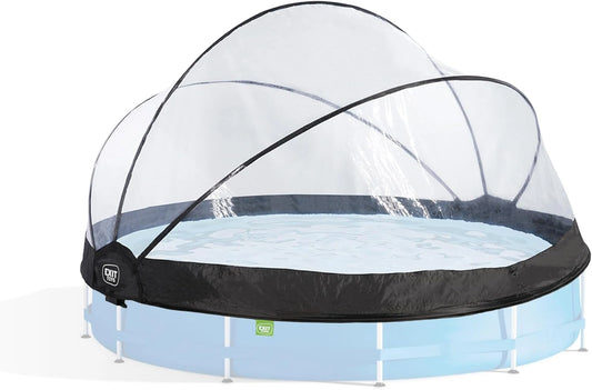 Dôme de Piscine EXIT Toys 366 cm Transparent pour Piscines Rondes 360-370 cm