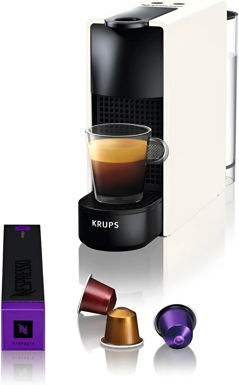 Machine à Café Krups Nespresso Essenza Mini, 19 Bars, Compacte et Moderne, Fonction Expresso et Lungo, Arrêt Automatique, YY2912FD