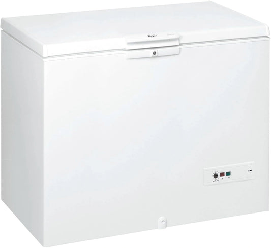 Congélateur Coffre Whirlpool 390L Blanc Économique Statique A++