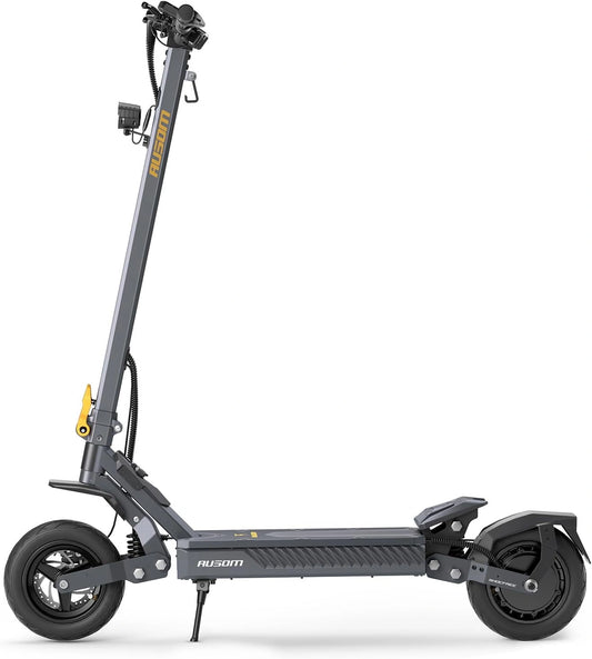Trottinette Électrique Pliable Ausom Gosoul L2 Max – Autonomie 70-90 KM, Freins à Disque E-ABS, Parfaite pour Ville et Tout-Terrain, Roues 10"