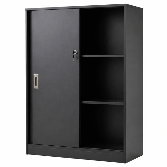 armoire-de-bureau-avec-portes-coulissantes-verrouillables-et-etageres-integrees-dtvrzp3231rw