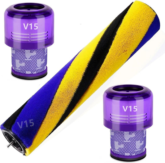 Brosse de Rechange Compatible avec Dyson V15 Detect Slim Absolute