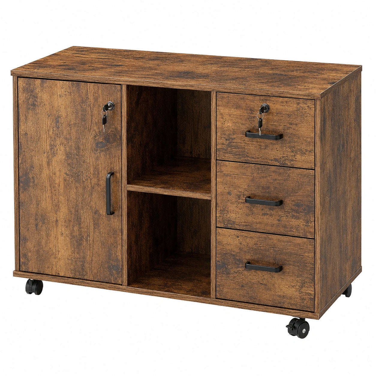 caisson-de-bureau-3-tiroirs-verrouillables-avec-roulettes-et-etageres-ouvertes-dhjmsv3154my